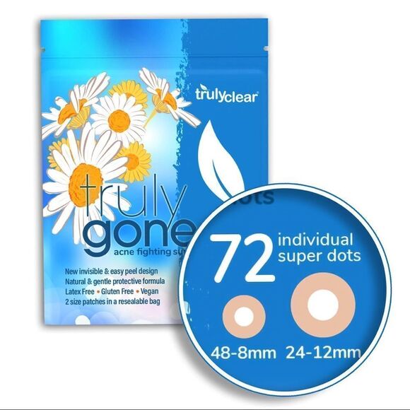 Truly Gone Acne Fighting Super Dots - New Sealed Pkg - Picture 1 of 5